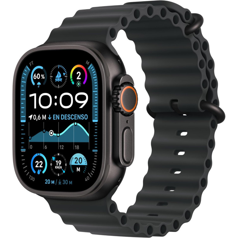 Apple Watch Ultra 2 LTE Titanio Negro Correa Ocean Band POCO USADO